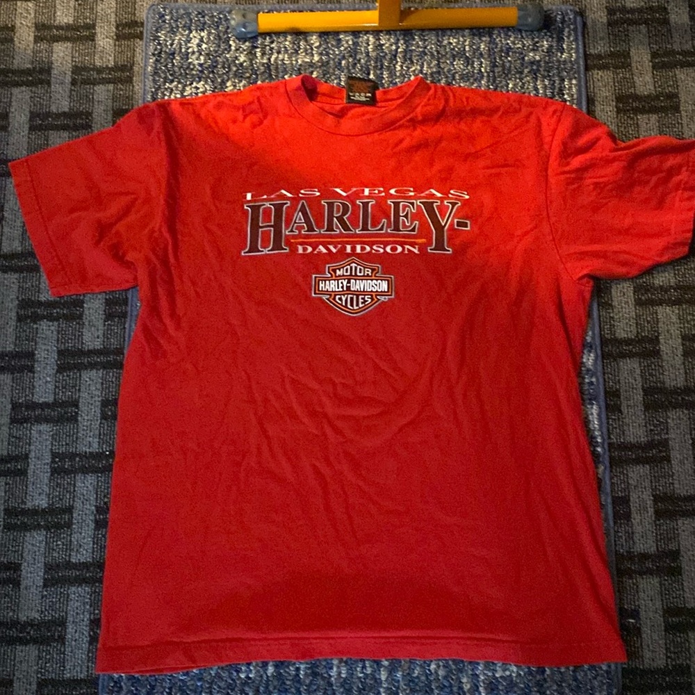 Harley Davidson, red extra large